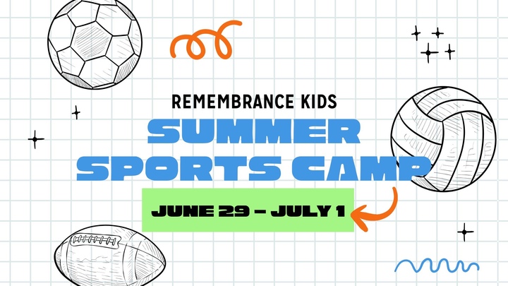 Remembrance Kids Summer Sports Camp - Kids Registration logo