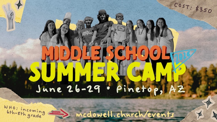 2026 Middle School Summer Camp logo