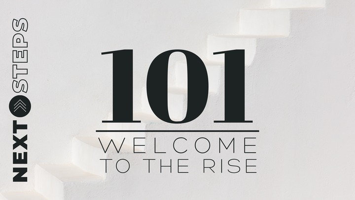 Next Steps 101: Welcome to the Rise logo