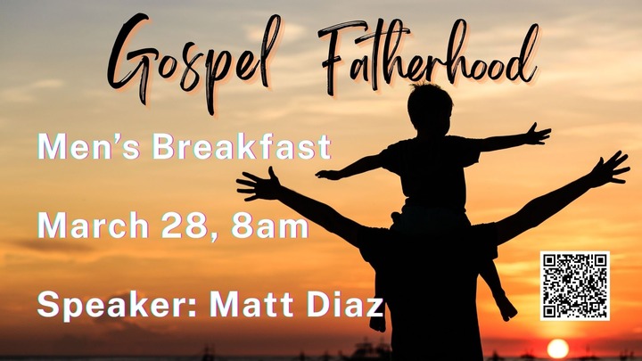 Gospel-Shaped Fatherhood (Men's Breakfast) logo