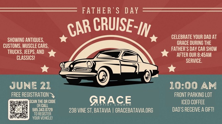 2026 Father's Day Car Show at Grace logo