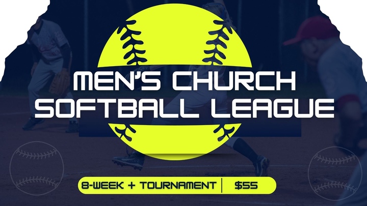 Church Men's Softball League logo