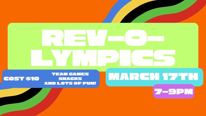 REV-O-LYMPICS// LANGLEY CAMPUS logo