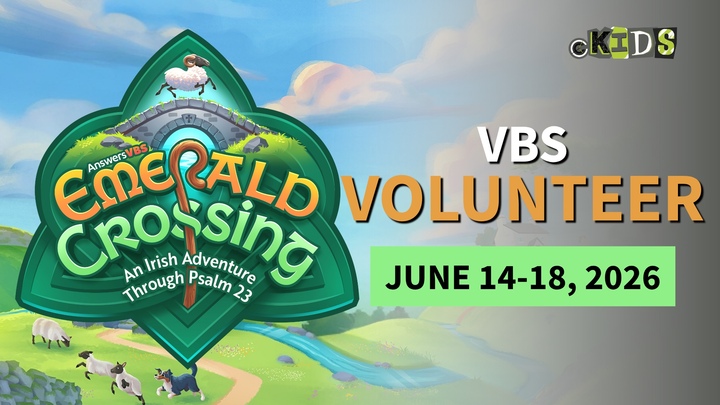 2026 Emerald Crossing VBS Volunteer logo