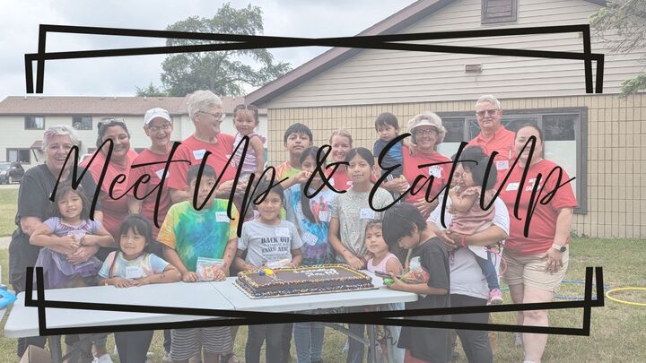 Meet Up and Eat Up Volunteers logo