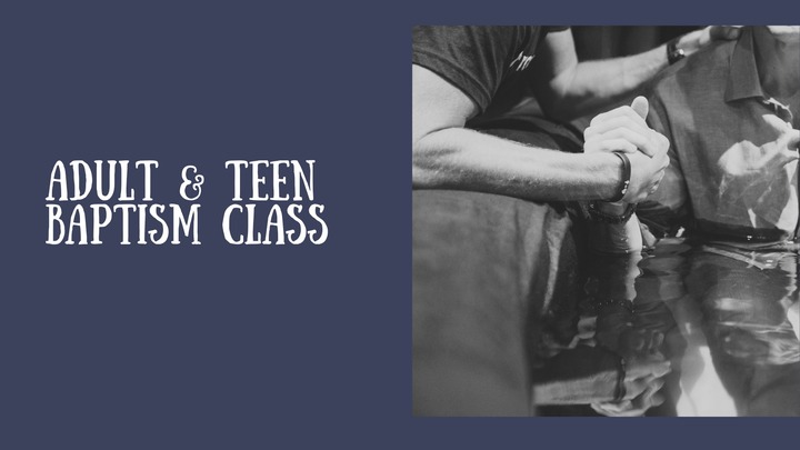 Adult & Teen Baptism Class logo