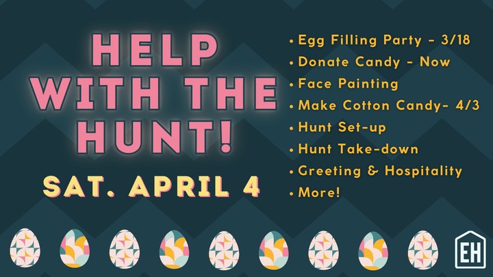 Volunteer >EPIC EGG HUNT 2026 logo