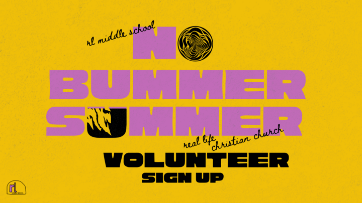 No Bummer Summer Volunteer Registration logo