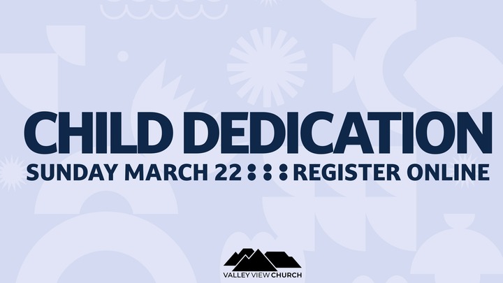 Child Dedication 2026 logo