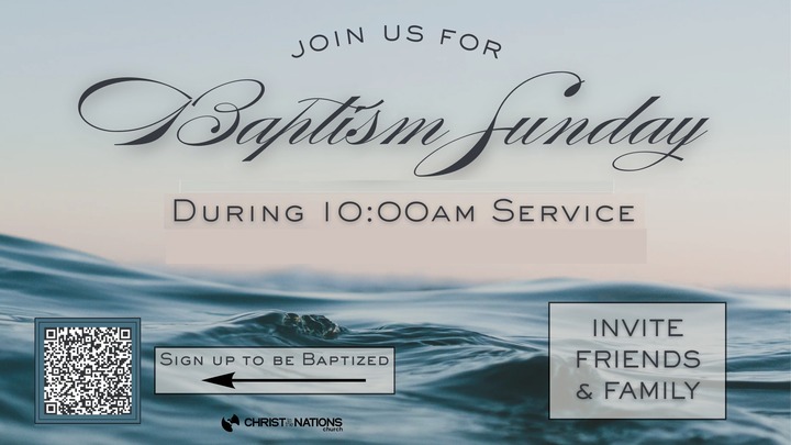 Water Baptism - Open Sign-up logo