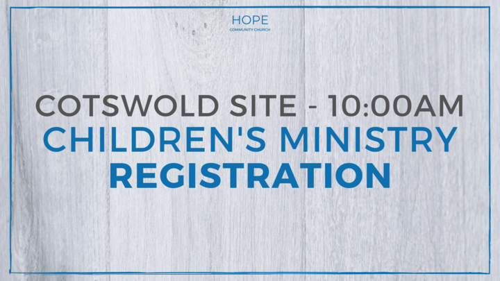 10:00 CW Children's Ministry Registration 3/8/2026 logo