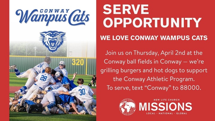 We Love Conway Wampus Cats logo