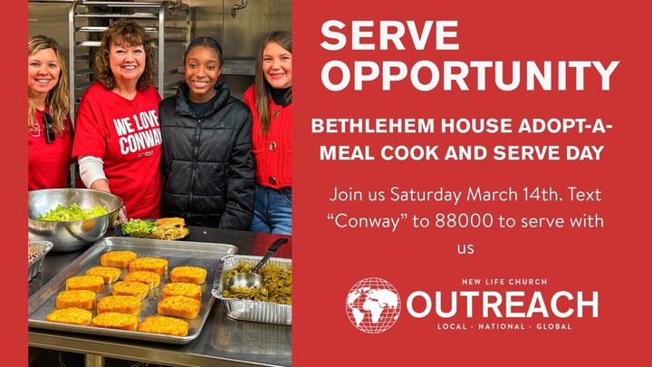 Conway Bethlehem House Adopt-A-Meal Cook and Serve Day logo