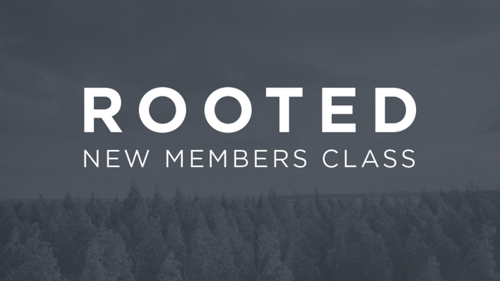 ROOTED - New Members' Class logo