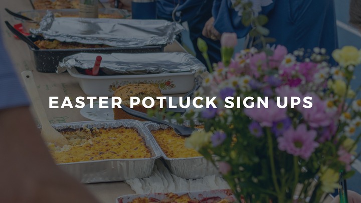Easter Potluck Sign Up logo