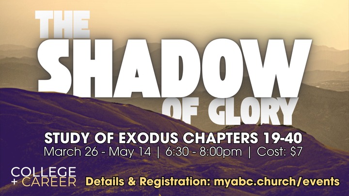 College + Career - The Shadow of Glory (Exodus 19-40) logo