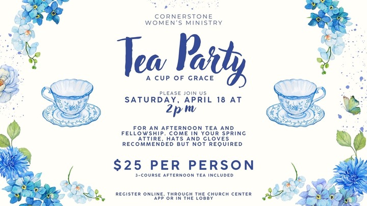 Women's Ministry Spring Tea logo