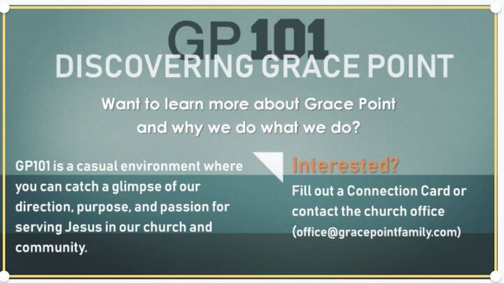 GP101 Discovering Grace Point logo