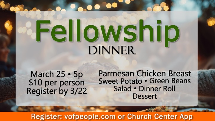 Monthly Fellowship Dinner logo