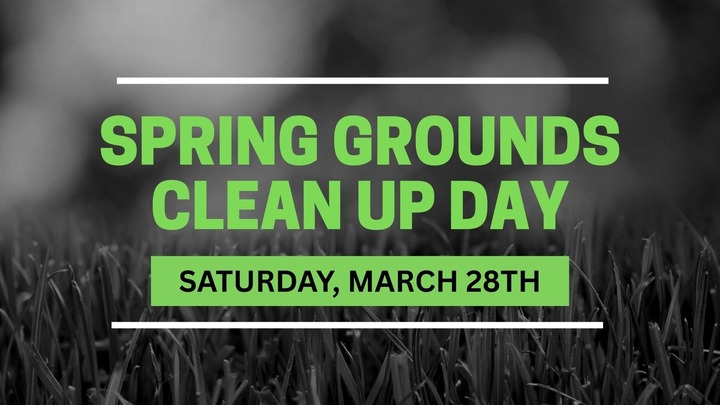 Spring Grounds Clean Up Morning logo