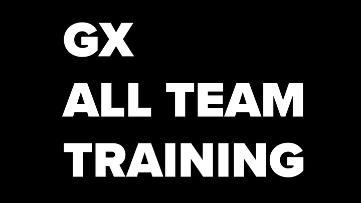 GX All-Team Training / Potluck logo