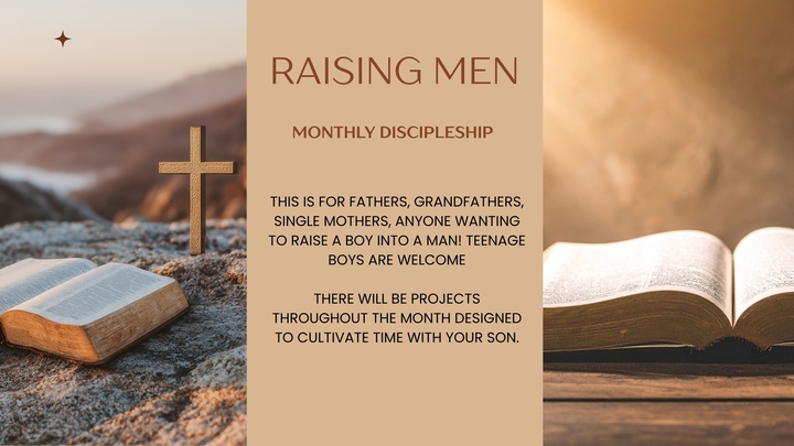RAISING MEN (May) logo