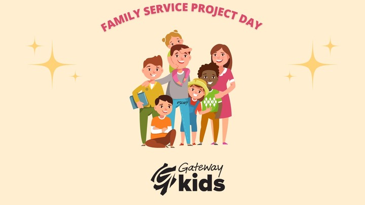 Kids Family Service Project Day logo