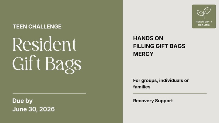 Teen Challenge - Resident Gift Bags logo