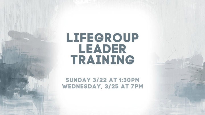 LifeGroup Leader Training logo