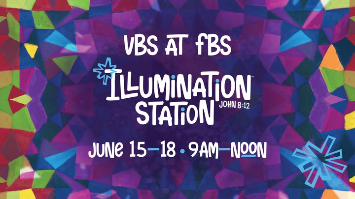 9-12 Grade serving at Vacation Bible School logo