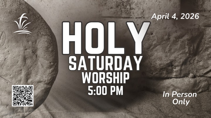 Holy Saturday Worship logo
