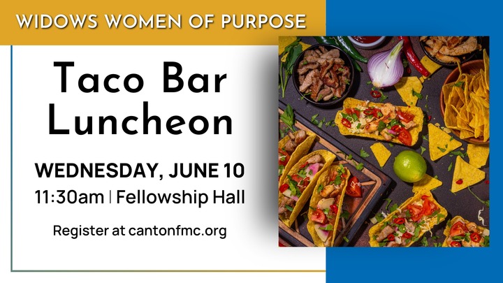 Widows Taco Bar Luncheon logo