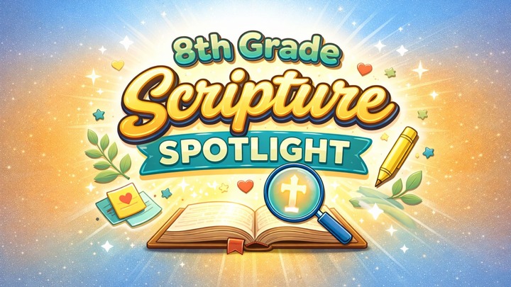 MS 8th Grade Scripture Spotlight logo