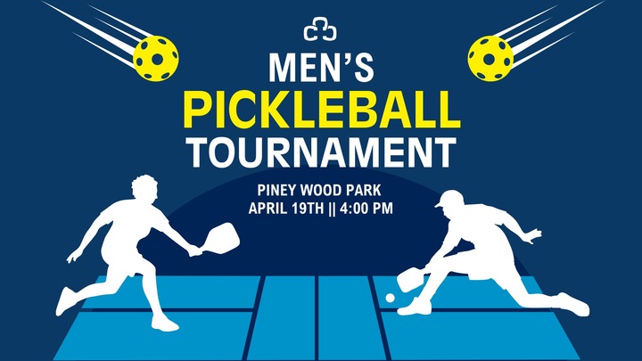 Men's Pickleball Tournament logo