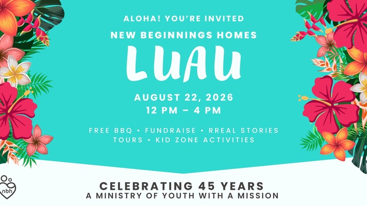 NBH Luau 2026 - Celebrating 45 Years logo