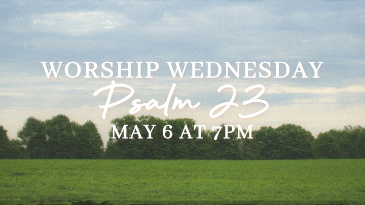 May Worship Wednesday logo