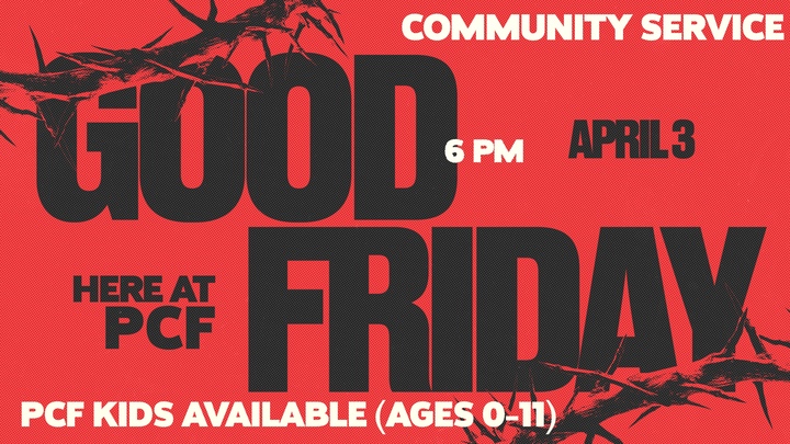 Good Friday - Community Service logo