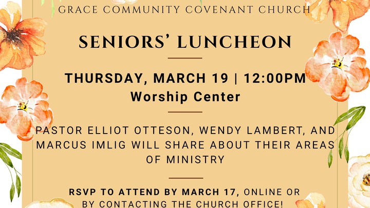 SENIORS' LUNCHEON logo