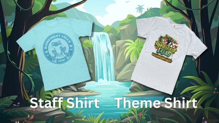 Rainforest Falls VBS T-Shirts logo