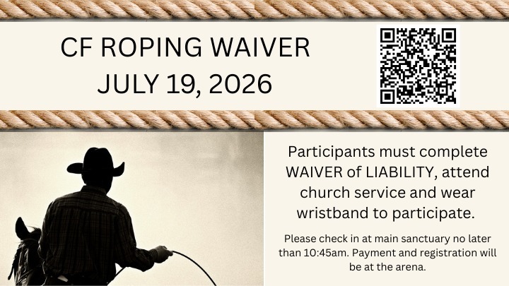 CF Roping July 19, 2026 logo