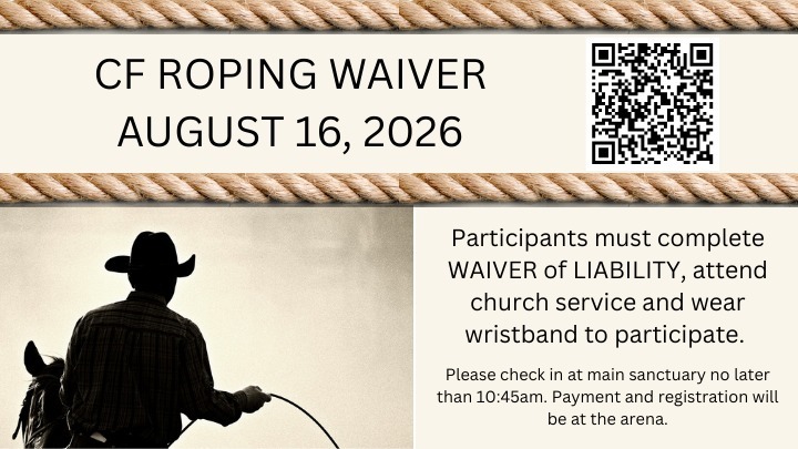 CF Roping August 16, 2026 logo