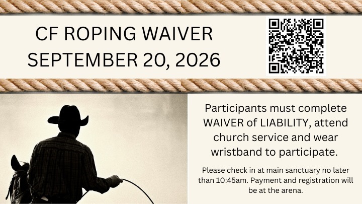 CF Roping September 20, 2026 logo