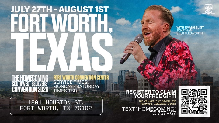 RTE | The Homecoming - Southwest Believers Convention 2026 logo