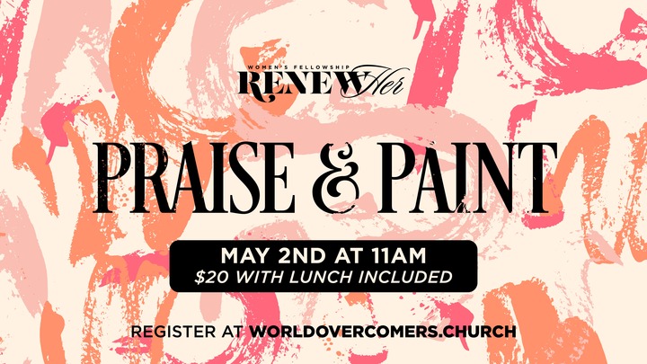 RenewHer : Paint and Praise Event logo