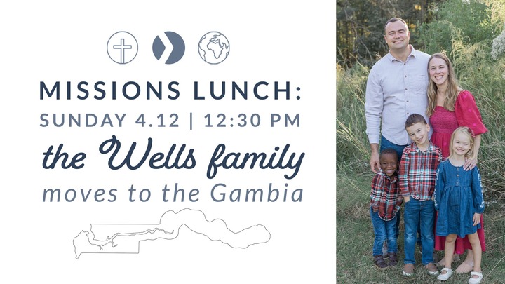Mission Lunch: the Wells Family Moves to the Gambia logo