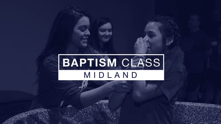 Baptism Class - Midland | Adults & SGY logo