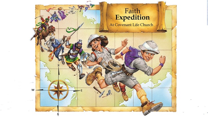 VBS 2026 "FAITH EXPEDITION" ADULT VOLUNTEER Registration logo