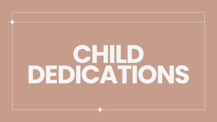 Child Dedication logo