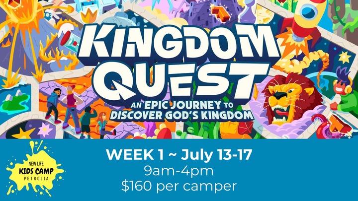 Kingdom Quest WEEK 1 - JULY 13-17, 2026 logo