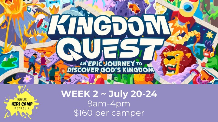 Kingdom Quest WEEK 2 - JULY 20-24, 2026 logo